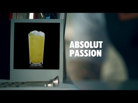 ABSOLUT PASSION DRINK RECIPE - HOW TO MIX