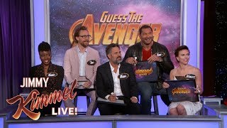 The Cast of Infinity War Plays &#39;Guess the Avenger&#39;