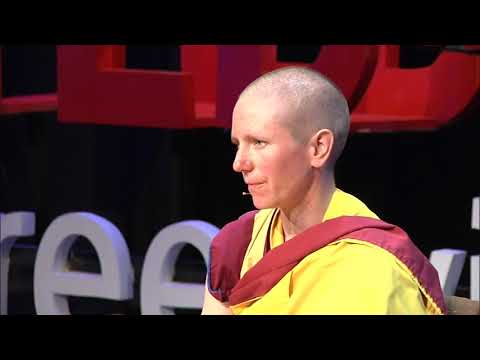 Happiness is all in your mind  Gen Kelsang Nyema at TEDxGreenville 2014 720p