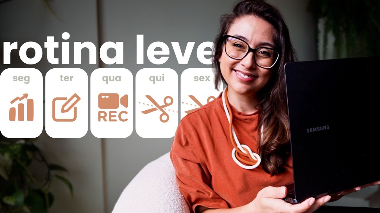 Minha rotina semanal de criação de conteúdo para ser produtiva sem surtar