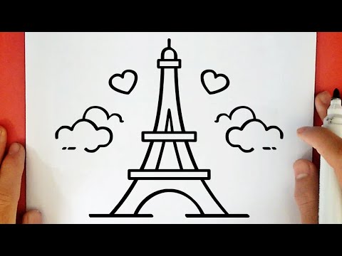 COMMENT DESSINER LA TOUR EIFFEL