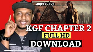 KGF Chapter 2 “FREE” Full Movie 🤩HD DOWNLOAD🤩| Alert 🚨 KGF 2 Download.