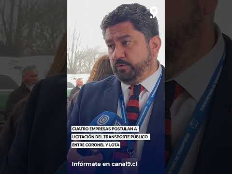 Cuatro empresas postulan a licitación del transporte público entre Coronel y Lota