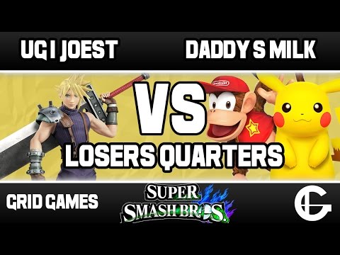 UG | JoeST (Cloud) VS Daddy's Milk (Diddy Kong/Pikachu) | Grid WiiU BiWeekly Losers Quarters