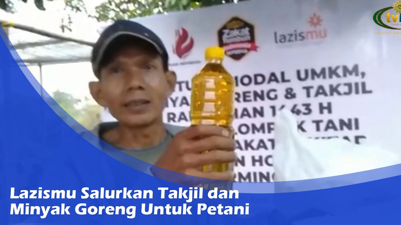 Lazismu Bagi-bagi Takjil dan Minyak Goreng Gratis ke Petani