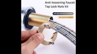 Anti loosening Faucet Tap Lock Nuts Kit