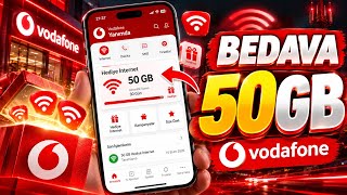 VODAFONE BEDAVA İNTERNET 2026 | VODAFONE 50GB BEDAVA İNTERNET ( YENİ ) 