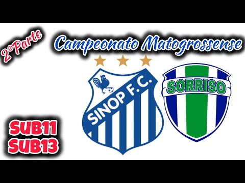 SINOP F. C x SRRISO F. C Campeonato Matogrossense Sub13 e Sub11