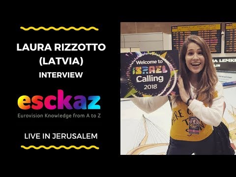 ESCKAZ in Jerusalem: Interview with Laura Rizzotto (Latvia at the Eurovision 2018)