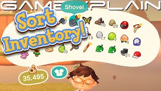 How to Sort Your Inventory in Animal Crossing: New Horizons! (+ Skip Crafting Tip!)