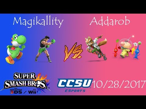 Riptide 3 - Smash 4 - Magikallity (Yoshi, Little Mac) vs Addarob (Fox, Olimar)