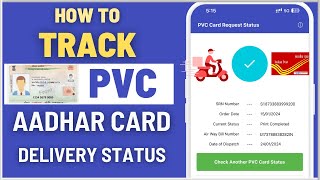 Track PVC Aadhaar Card Delivery Status Online | Check your SpeedPost Tracking Number