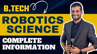 B.E /B.Tech in Robotics Science || Admission Process || Eligibility || Fees || Placement || Syllabus