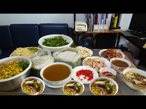 How To Make Fish Noodles Soup - Nom Banhjok Sroas - Cook & Eat @ Home