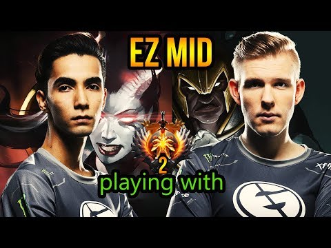 Queen of Pain Pro Gameplay - Sumail Mid Lane Practice - EG Dota 2 Patch 7.17