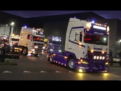 Mega Trucks Festival 2019 with Scania V8 open pipes and horn concert