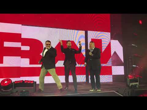 Michele Posa e Luca Franchini a pochi minuti dallo show WWE di Torino