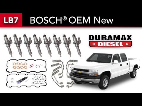 LB7 Injector Replacement Kit (Bosch® New) Duramax 2001-2004.5