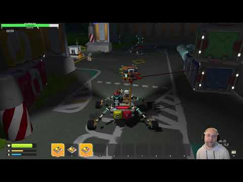 Scrap Mechanic Crawler with Auto Turrets - Fant Mod
