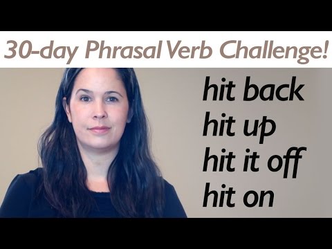 形容詞HIT (PHRASAL VERB HIT)