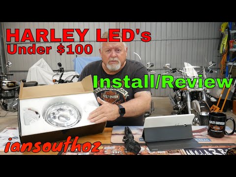 HARLEY LED LIGHTS TRUCKMALL INSTALL/REVIEW