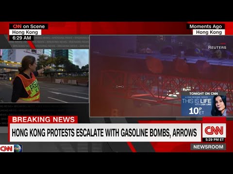 Nov 18, 2019 | Hong Kong protests  -  Police surround protesters at university