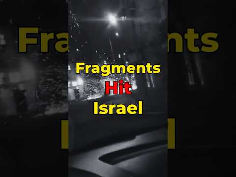 Iranian Missile Fragments Hit Northern Israel — Impact Caught on Camera!