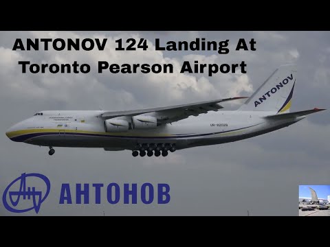 ANTONOV 124 Landing Runway 06 (Toronto Pearson Airport) August 2017