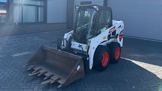 Купить мини-погрузчик Bobcat S450 Incl.: forks and bucket | Closed cabin | 2 Speed | 184 Hour - Изображение 4 | Machineryline AZ Мини-погрузчик Bobcat S450 Incl.: forks and bucket | Closed cabin | 2 Speed | 184 Hour | Изображение 4 - Machineryline