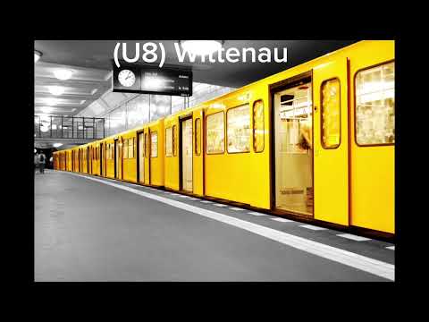 U-Bahn Berlin Ansagen (U8)￼ (Hermannstraße-Wittenau) #bvg ￼￼#UBahn #Berlin