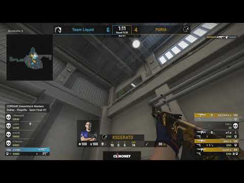 elige 1v4 ak47 nuke liquid v furia clutch dreamhack master 2019 dallas playoffs semi final 1