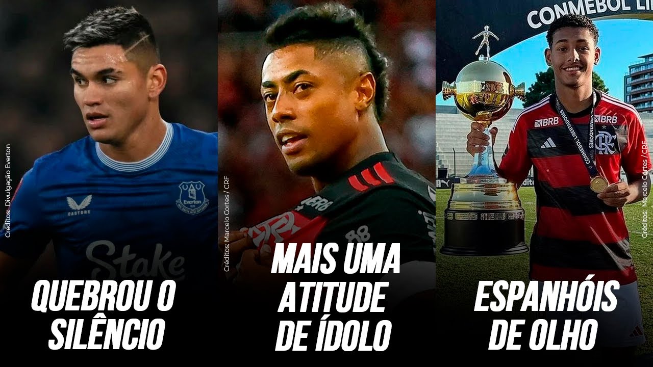 ZAGUEIRO DO FLAMENGO É ACOMPANHADO DE PERTO PELO ATLÉTICO DE MADRID | ALCARAZ QUEBROU O SILÊNCIO