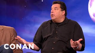 Steve Schirripa Puts Up With A Lot Of Annoying Skinny People | CONAN on TBS video