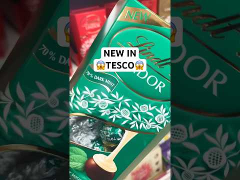 NEW IN TESCO! #new #newfood #ukfood #sweet #treat #snack #lindt #chocolate #mint #newin #tesco