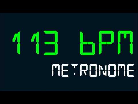 113 BPM (Beats Per Minute) Metronome
