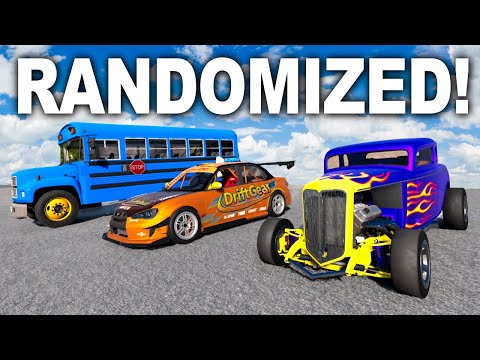 Downhill Race with Randomized Cars! - BeamNG