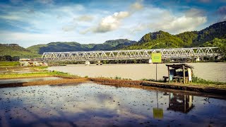 preview picture of video 'Pesona Jembatan Serayu Kebasen di sore hari'