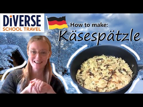 How to make Käsespätzle - Diverse School Travel