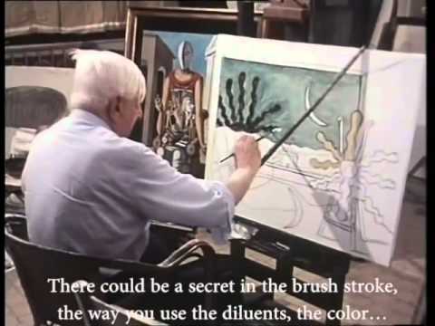 Giorgio de Chirico on Italian Television with English Translation