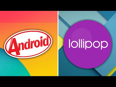 Android 4.4 (KitKat) vs 5 (Lollipop) Icons!