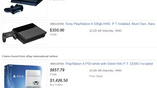 PS4 with P.T. Demo on Ebay for $1000