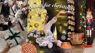 decorating for christmas 🎄 decor shopping, baking, wrapping gifts & romanticizing the winter season