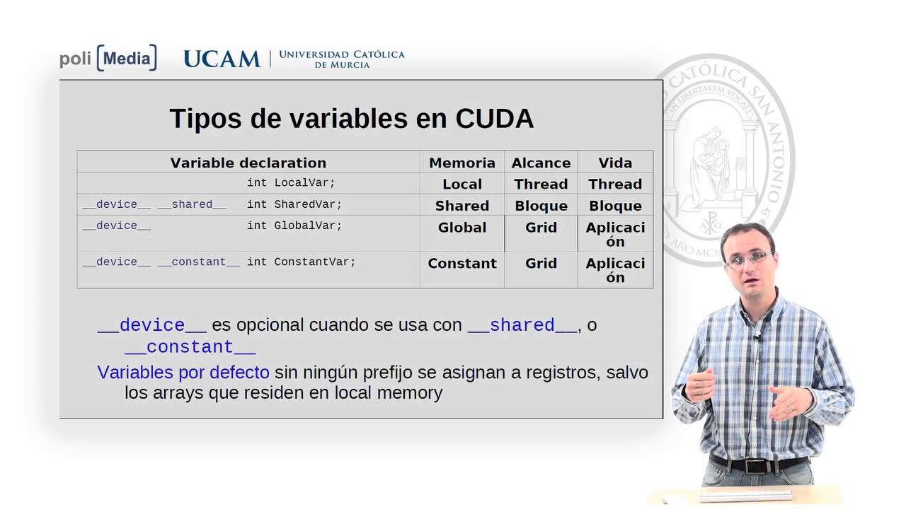 Programación Paralela - Memorias en CUDA - José María Cecilia
