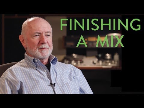 Finishing a Mix - Andy Wallace