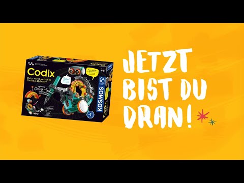 Игрушка-робот, Набор для экспериментов Kosmos 620646 Codix -(Витрина.Собранный)Ваш механический робот-кодировщ - фото 1 - id-p2727542549