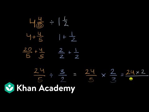 Dividing Mixed Numbers (Video) | Khan Academy