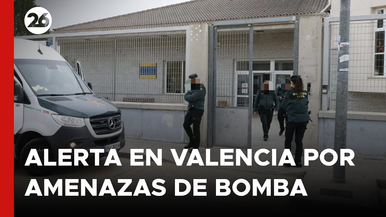 ALERTA en VALENCIA por AMENAZAS de BOMBA a VARIAS ESCUELAS