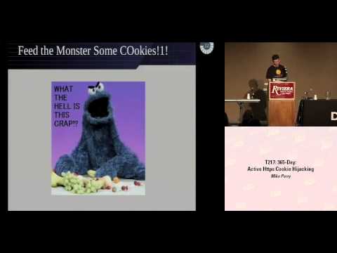DEF CON 16 - Mike Perry: 365-Day: Active https cookie hijacking