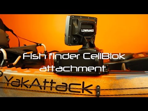 How to Attach a Lowrance Fish Finder to the YakAttack CellBlok