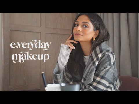 MY GLOWY EVERYDAY MAKEUP & SKINCARE ROUTINE | 2021 TUTORIAL